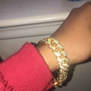 Unisex Cuban link bracelet gold✨✨
